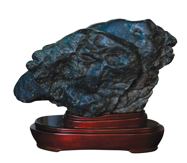 34.독수리형 오석 (46×38×20, 산지: 낙월도)