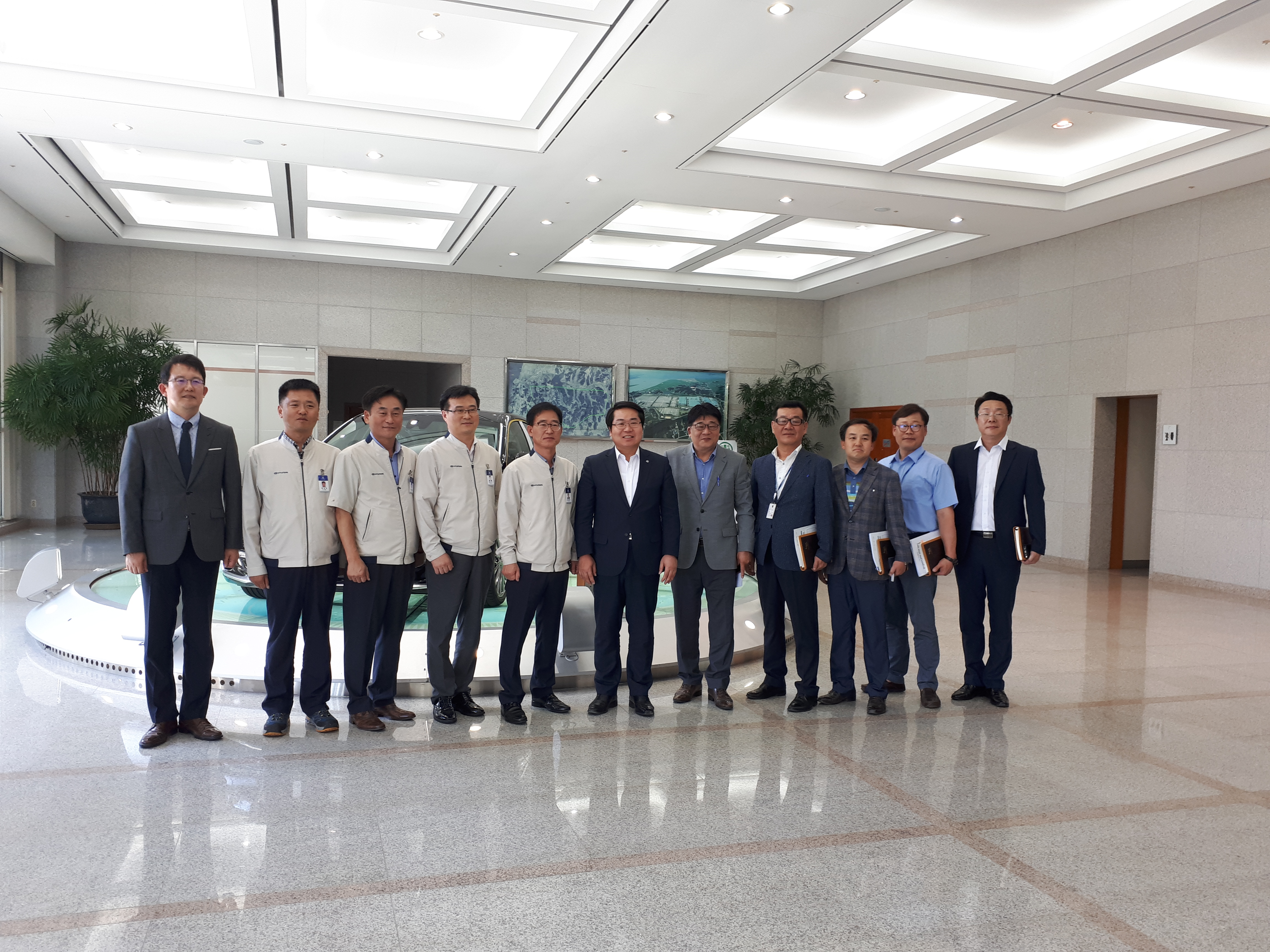 오세현 아산시장, 현대차 아산공장 방문 < 지역 < 기사본문 - 금강일보