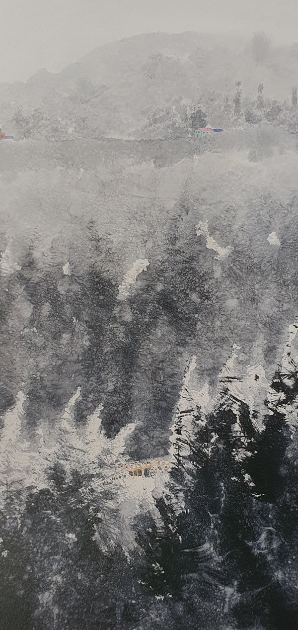 대전 작가 李在皓의 작품 ‘江村’