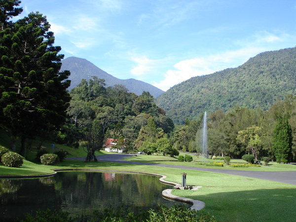 공원 입구 골프장