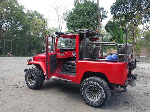 메라피화산 투어 지프