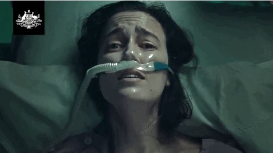 호주 코로나19 백신 접종 장려 광고 영상 캡처