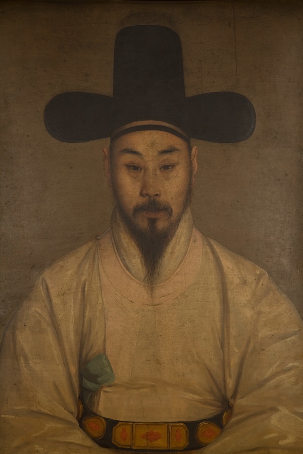 서양인이 그린 박회수 유화 초상. 대전시립박물관 제공