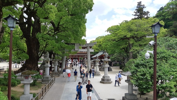 다이코바시에서 본 누문