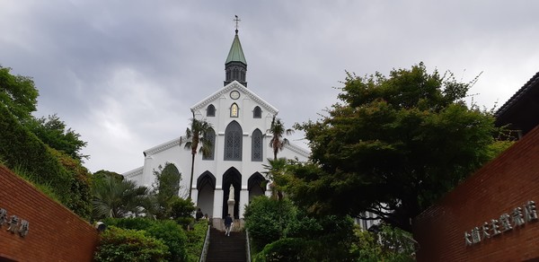 오우라성당 전경.