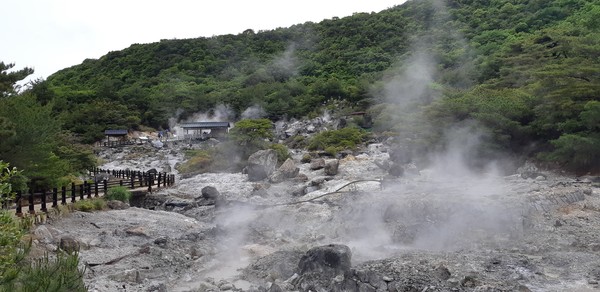 온천 순환 산책로 전경