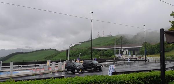 벳푸로 가는 고속도로 휴게소