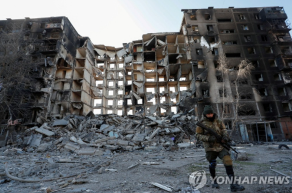 파괴된 마리우폴 / 사진=연합