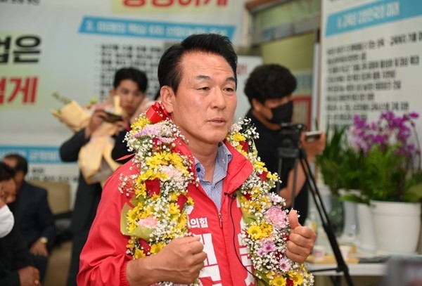 백성현 충남 논산시장 당선인