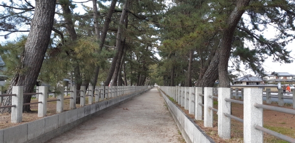 호류지 가는 옛길