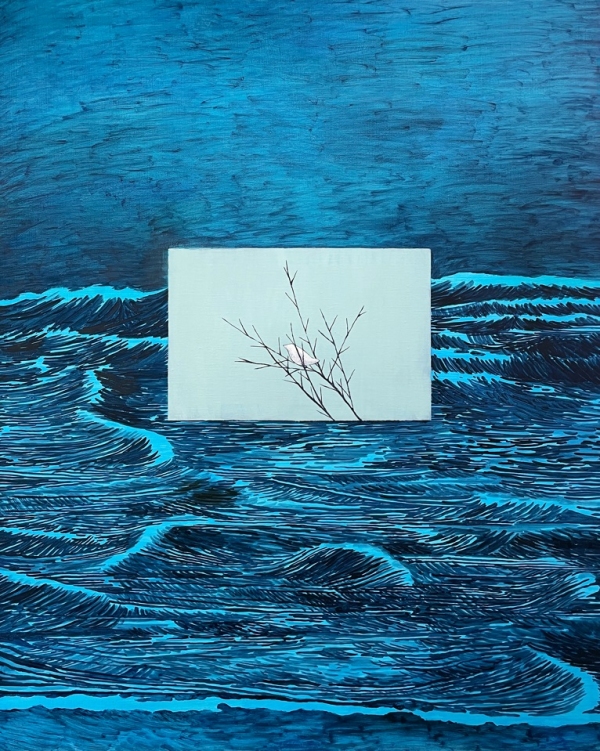 노형규 作 - 잠깐 나올래, 2022. 이응노미술관 제공