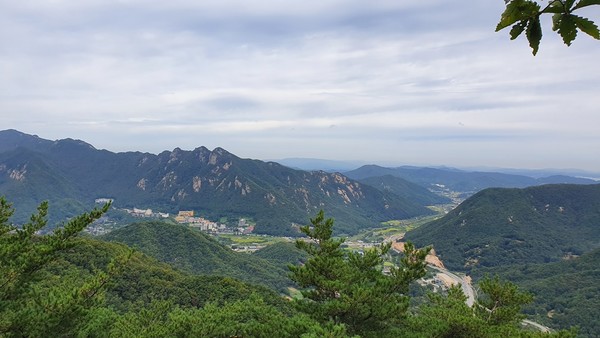 9구간은 '계룡산 전망대'라 불린다.