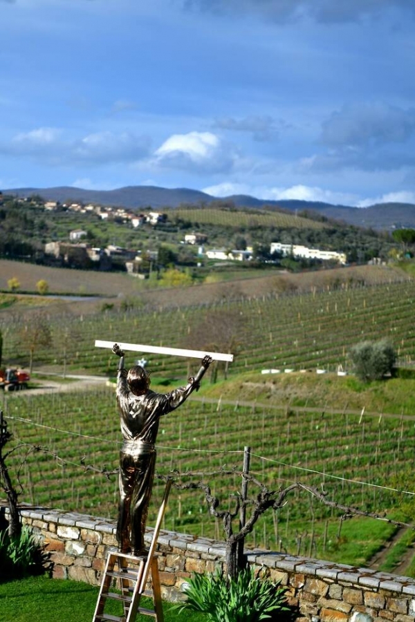 구름을 재는 남자.