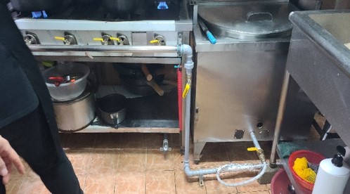 도시가스 교체 후 모습.