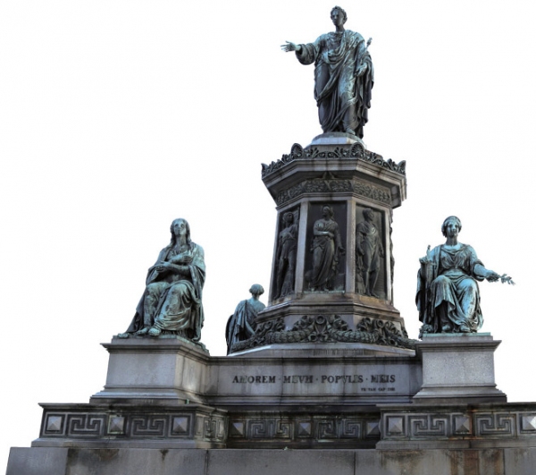 구 왕궁의 프란츠1세 동상