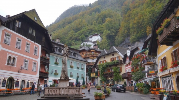 할슈타트 마을광장.