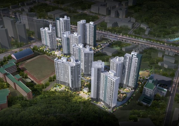 관저 푸르지오 센트럴파크 조감도