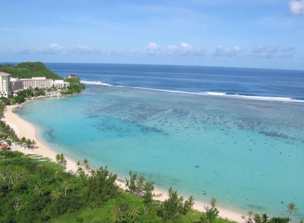 힐튼호텔에서 바라본 해변