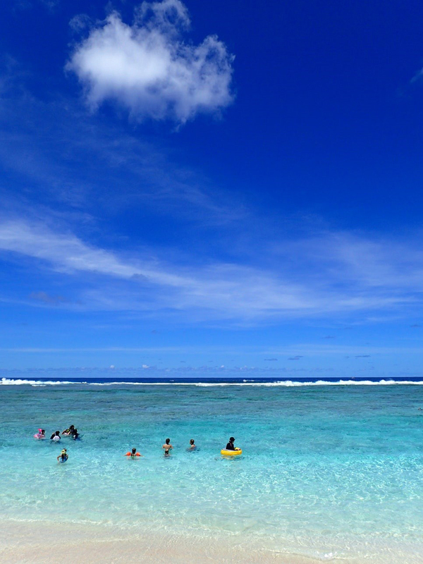 투몬비치 해수욕