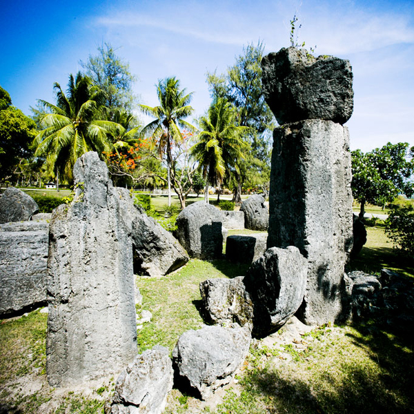 티니안 추장 타가하우스 석재