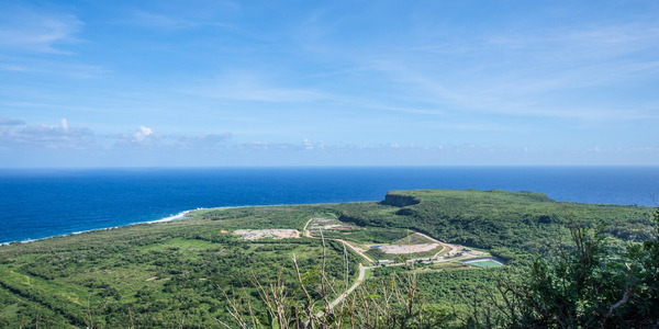 머피산 정상에서 본 사이판 전경