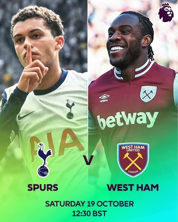 사진= 오는 19일 토트넘과 웨스트햄의 런던더비가 예정돼 있다. premierleague 인스타그램