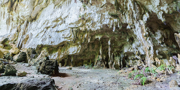 퉁가동굴 입구.