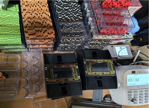 환전에 이용된 칩. 대전경찰청 제공