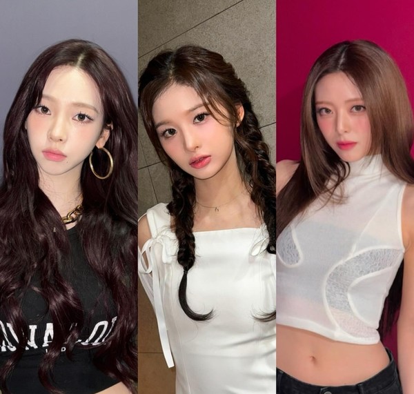 사진 = 카리나, 엔믹스, 유나 인스타그램