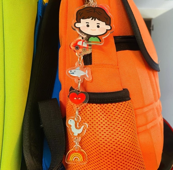 실제 아이 얼굴로 만든 캐리커처키.