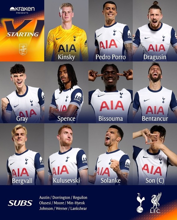 사진= 토트넘 공식 인스타그램