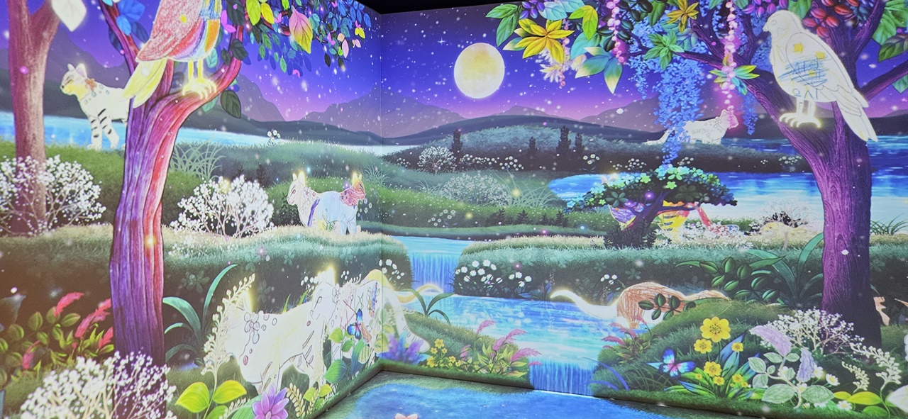 미디어체험관 하이라이트는 라이브스케치체험.