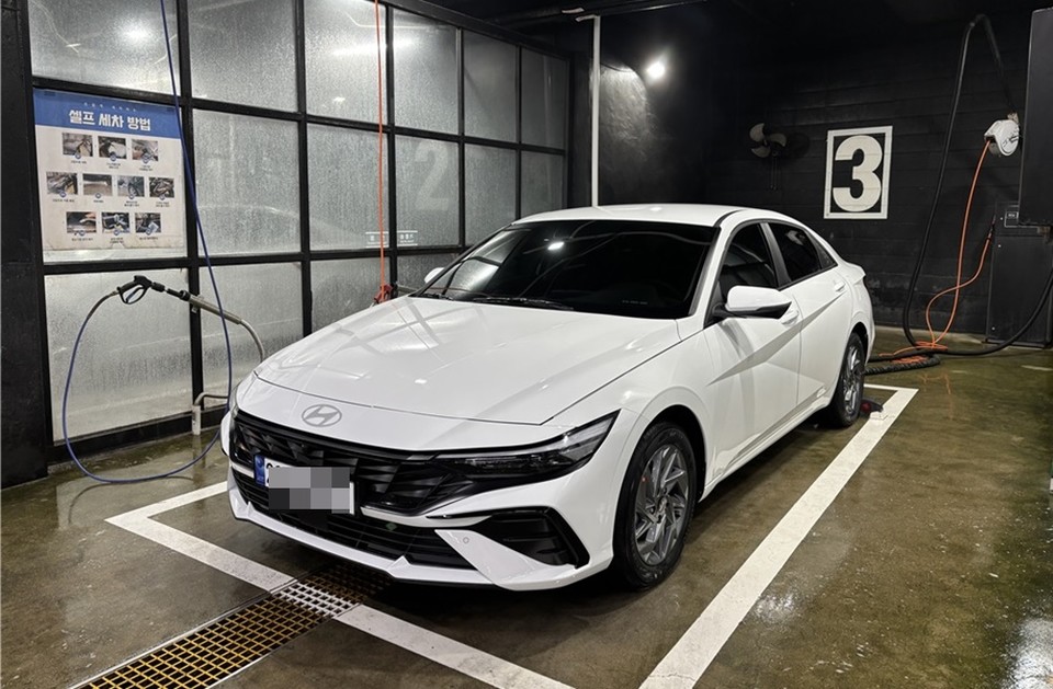 ▲ 오후 1시 AI가 짜준 스케줄대로 세차를 마쳤다.