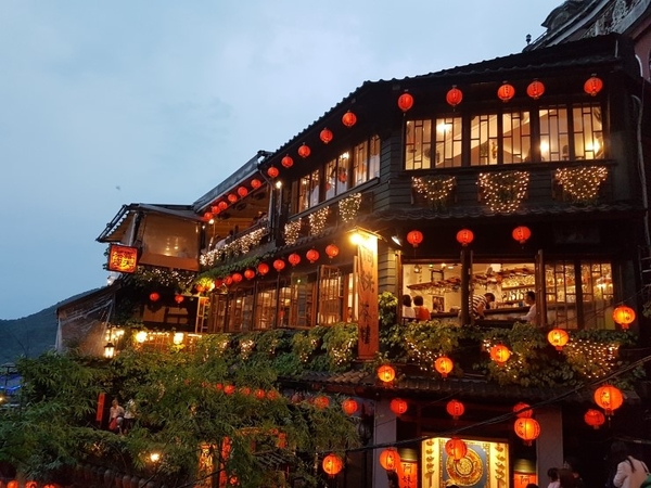 아메이 찻집 홍등