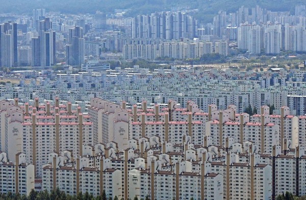 ▲ 1기 신도시 대전 둔산권 아파트 전경. 금강일보 DB