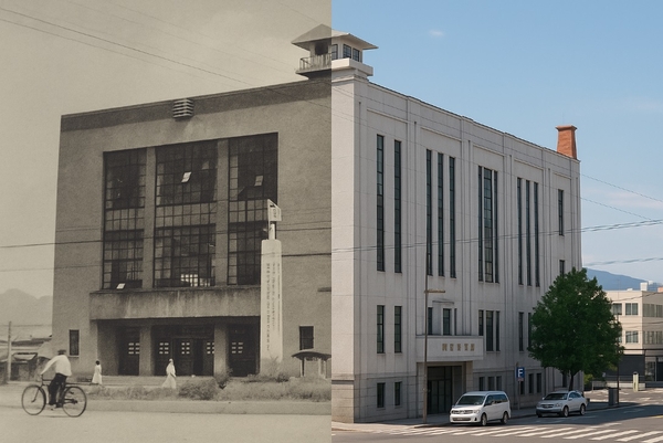 과거와 현재가 공존하는 옛 대전부청사. 사진=챗GPT 제작