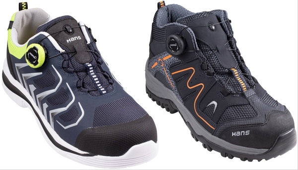 한스산업의 주력 제품인 HS-421 샤크(왼쪽)와 HS-57 루카스 오렌지. 한스산업 제공