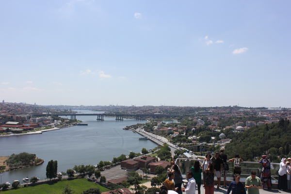 전망대에서 바라본 갈라타 다리