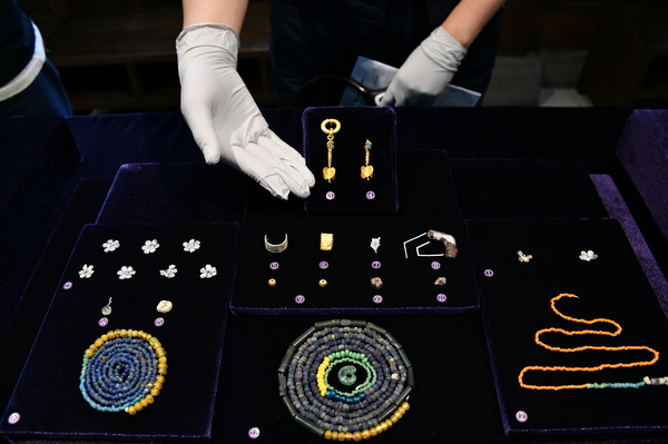 공주 왕릉원 재조사에서 출토된 유물들. 국가유산청 제공