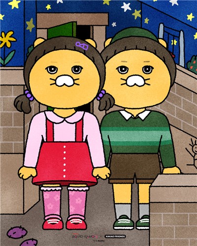 사진= 오징어 게임 버전 카카오 '춘식이'. 카카오 제공