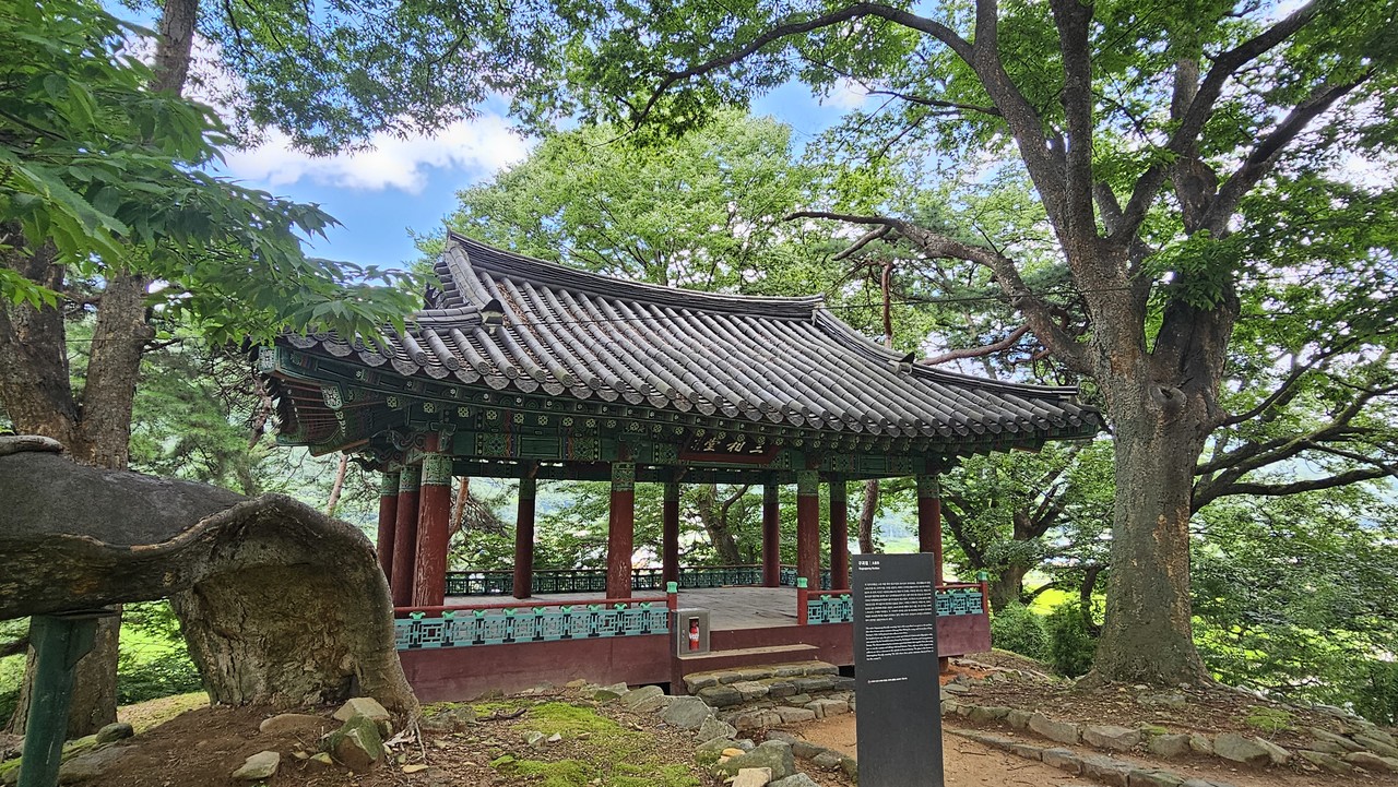 구괴정 또는 삼상당이라 불리는 정자로 맹사성, 황희, 권진 세 사람이 아홉 그루의 느티나무를 심고 정사를 논했던 곳이다.