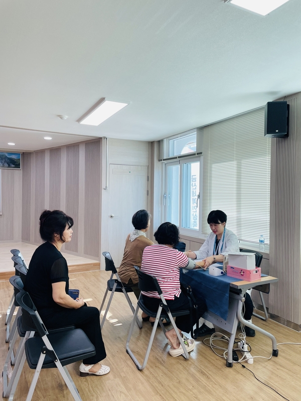 금산군 여성농업인 특수건강검진 모습. 금산군 제공