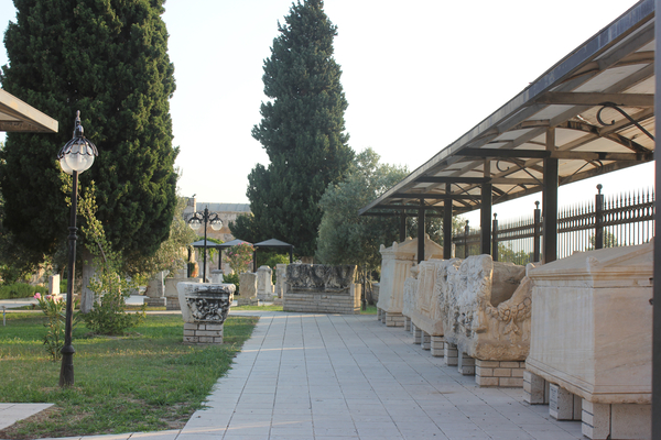 히에라폴리스 박물관의 석관들