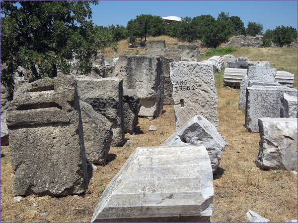 로마시대 석재들