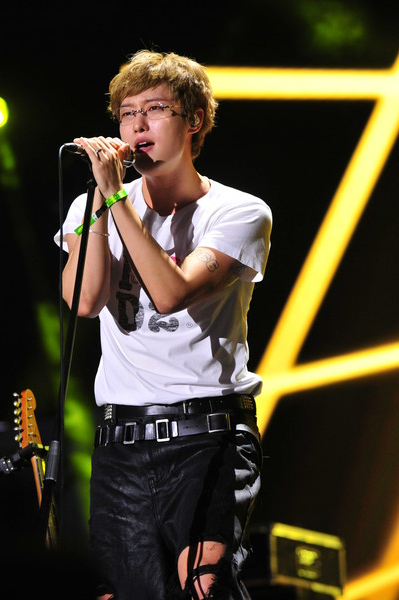 사진= 14일 ‘사운드 플래닛 페스티벌’에서 우즈가 공연하고 있다. 2025.09.14. 박지혜 기자