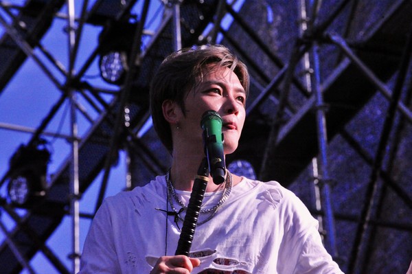 사진= 14일 ‘사운드 플래닛 페스티벌’에서 가수 김재중이 공연하고 있다. 2025.09.14. 박지혜 기자