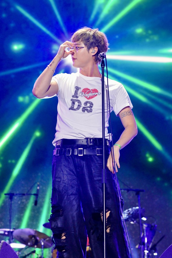 사진= 14일 ‘사운드 플래닛 페스티벌’에서 가수 우즈가 공연하고 있다. 2025.09.14. 박지혜 기자