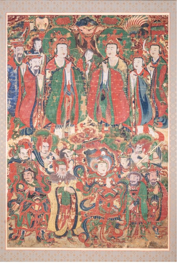 도난 당했다가 회수된 영탑사 신중도. 당진시 제공