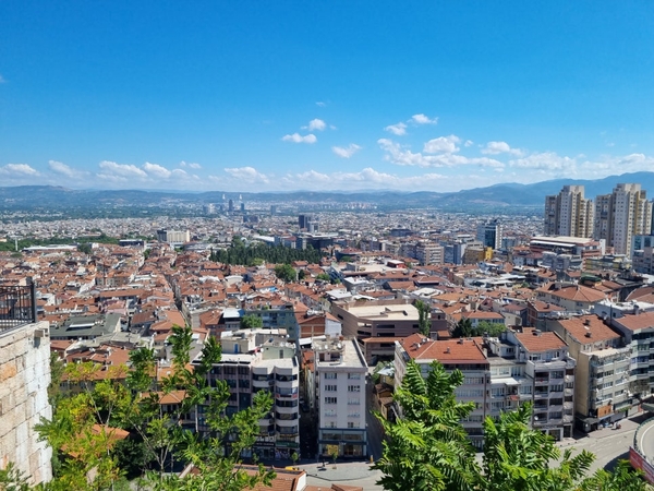 톱하네 공원에서 바라본 부르사 전경