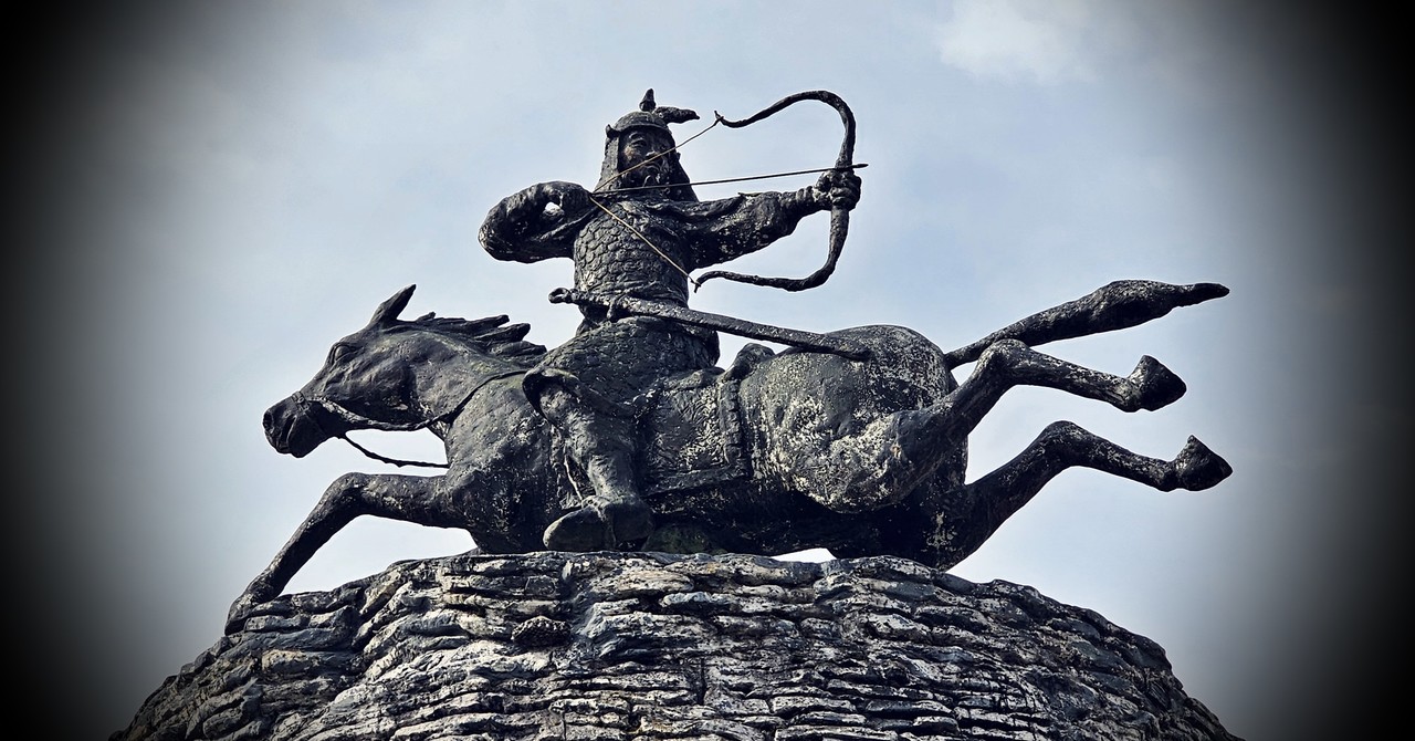 온달관광지 온달 조형물